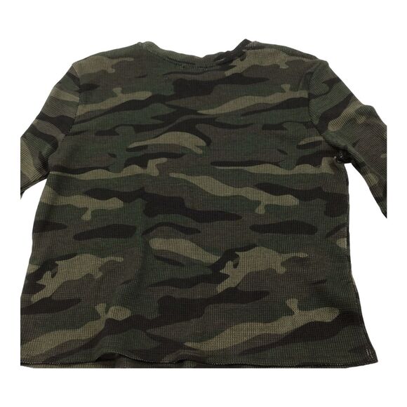 RDI Womens Medium Thermal Top Camouflage Camo Long Sleeve Green Pullover NWOT - Picture 1 of 16